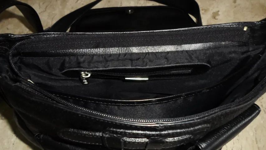 BOLSA DE COURO LEGÍTIMO BIRELLO com Alça Regulável (usada) - Foto 4