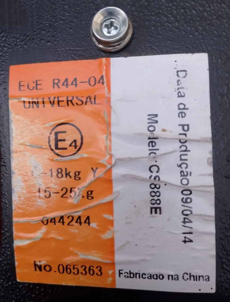 Cadeira para Auto Infanti Vermelha e Preta - Foto 4