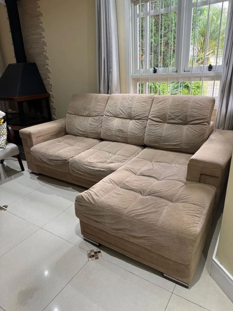 Sofá 4 lugares Usado 65576053913857121