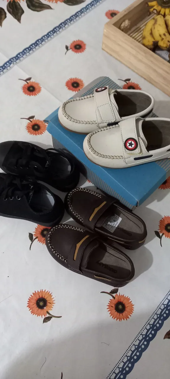 Kit de sapatos infantis variados