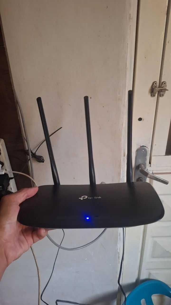 Roteador TP-Link TL-WR940N 3 antenas 450Mbps 