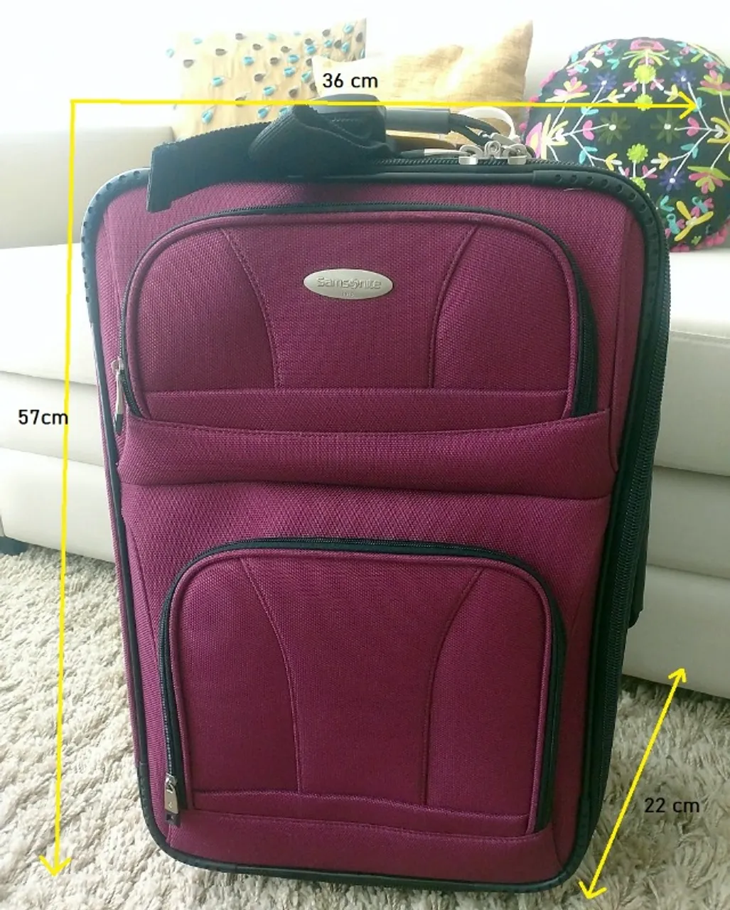 Mala de bordo Samsonite