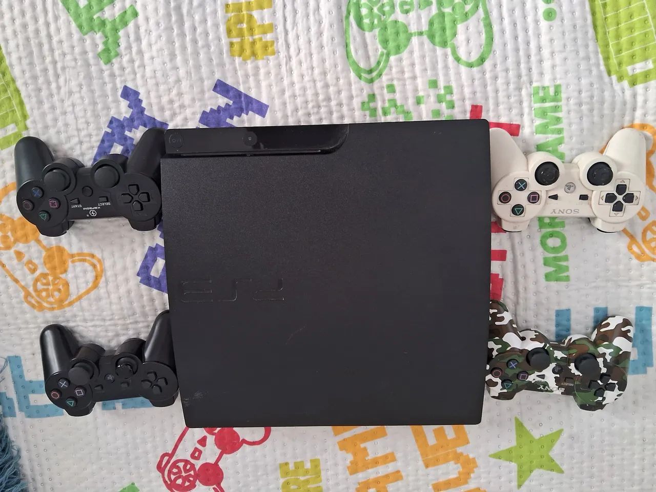 Playstation 3 completo com 4 controles - Foto 3