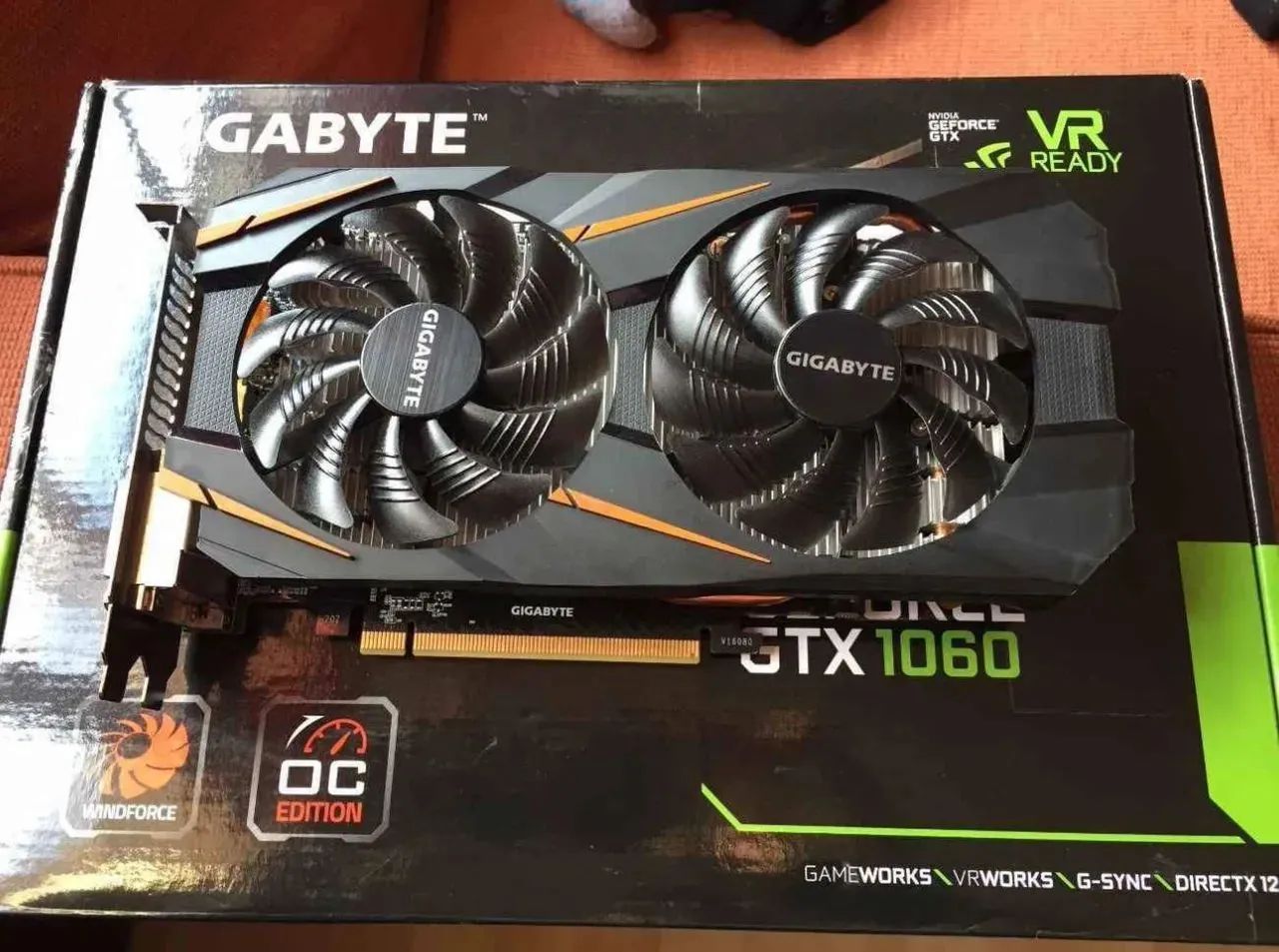 Placa de Vídeo Gigabyte GeForce GTX 1060 6GB GDDR5