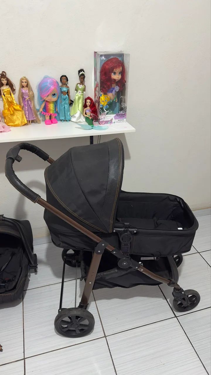 Carrinho Moisés e bebê conforto Galzerano - Foto 4