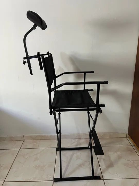 Cadeira Diretor p/ Maquiagem + Bolsa p/ transportar  - Foto 2