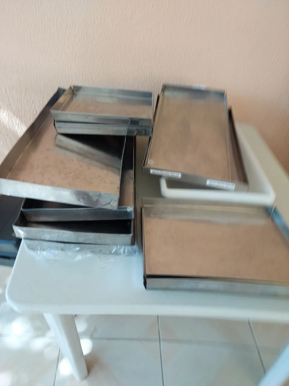 Bandejas de Aço Inox para Comércio