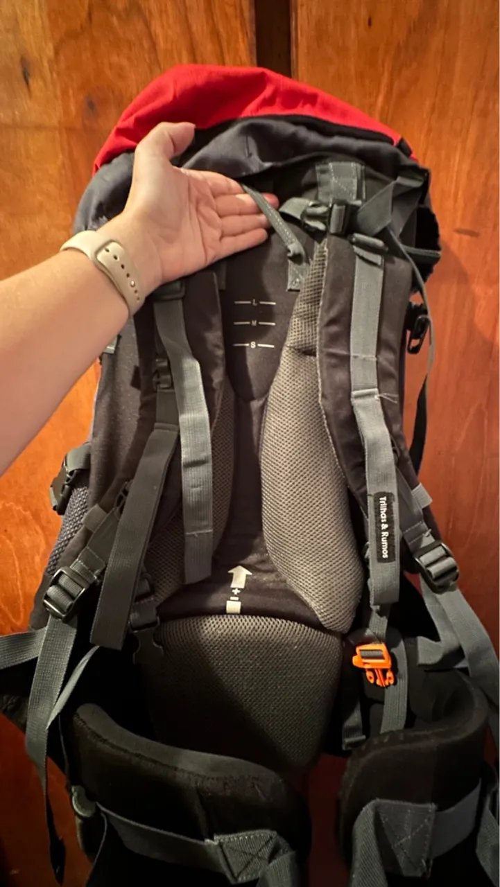 Mochila cargueira Trilhas & Rumos Crampon 68