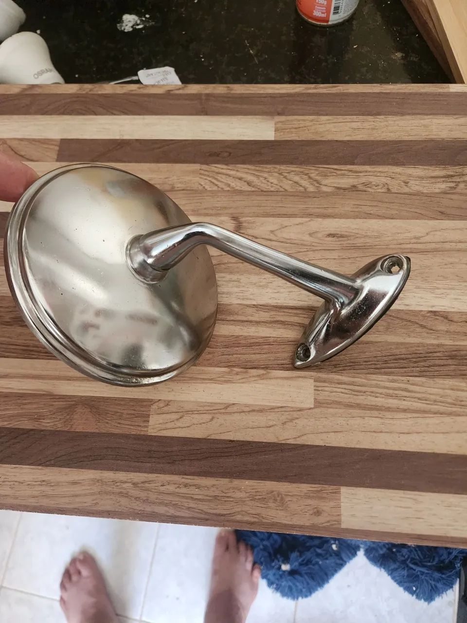 Retrovisor cromado do opala mais itens - Foto 2