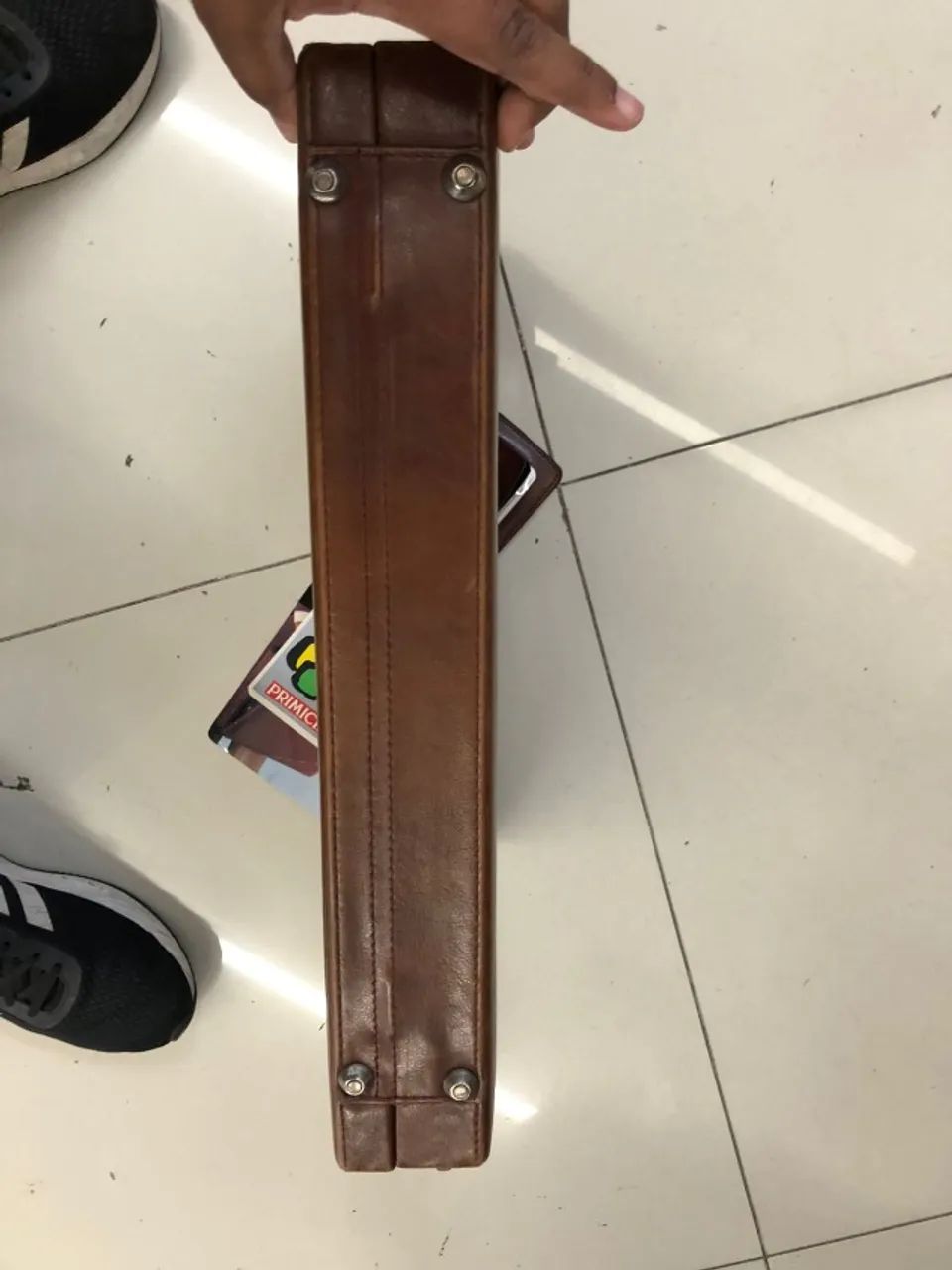 Maleta de Couro Vintage em otimo estado  - Foto 2