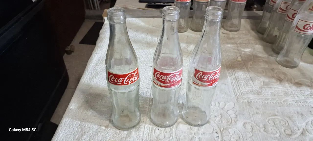 Garrafas de Coca-Cola antigas valor unitario 