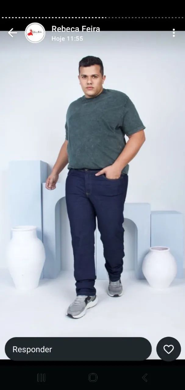 Calça Masculina Plus Size 46 a 52
