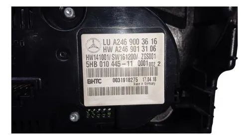Comando Ar Condicionado Porta Objeto Mercedes Cla180 2018 19 - Foto 5