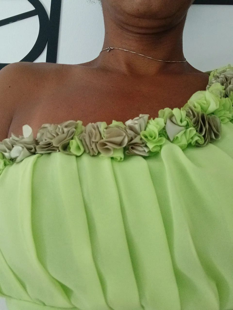 Vestido Longo Verde - Elegância e Leveza - Foto 2