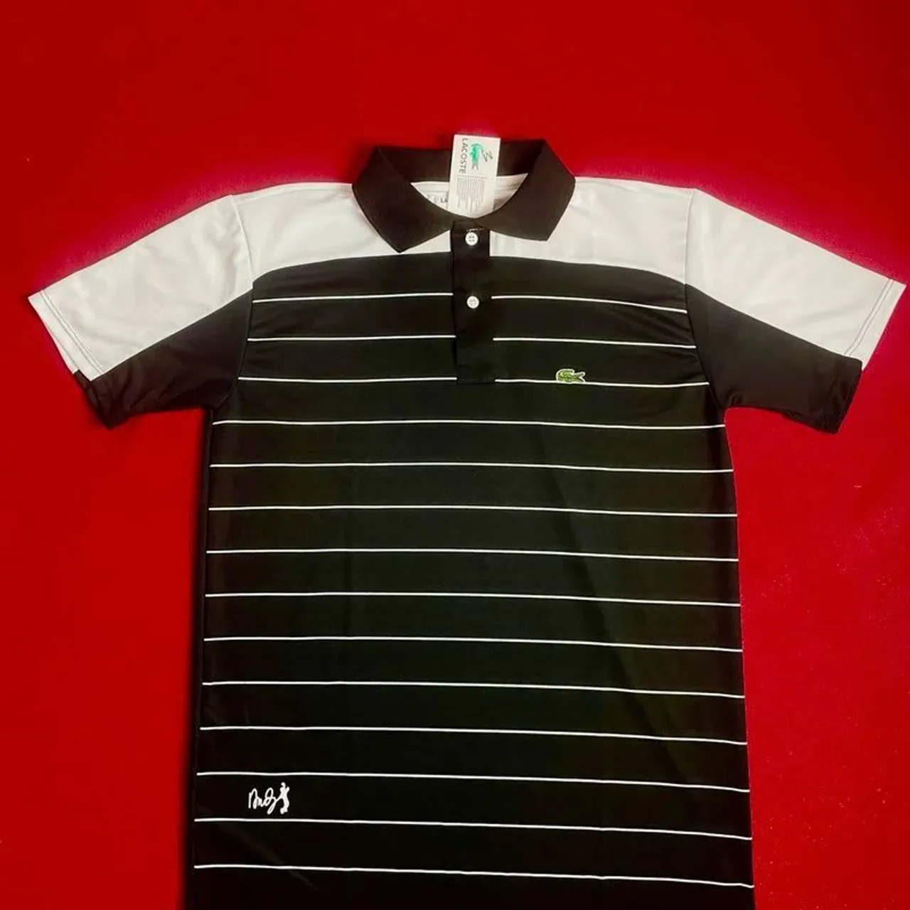 Camisa Polo Lacoste Listrada Masculina ( GG )