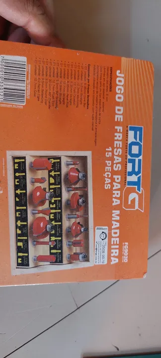 Jogo de Fresas para Madeira Fortg 15 peças