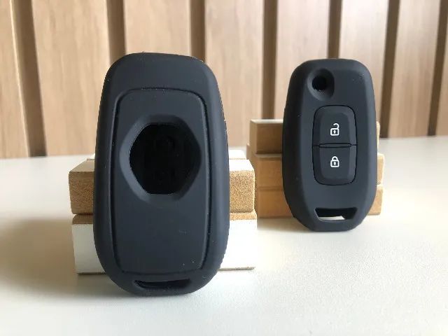 Capa de Chave em Silicone Premium Renault Sandero Logan Duster 2 Botões