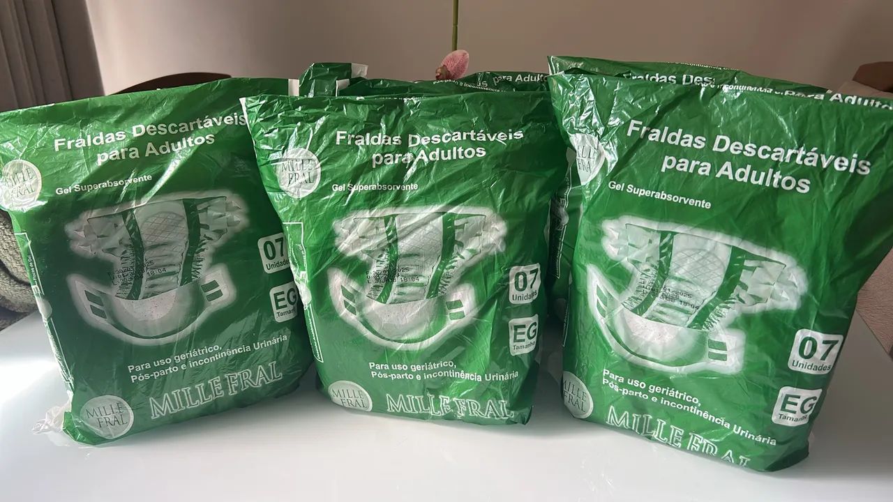 Fraldas Geriátricas Mille Fral - Superabsorventes - Foto 3
