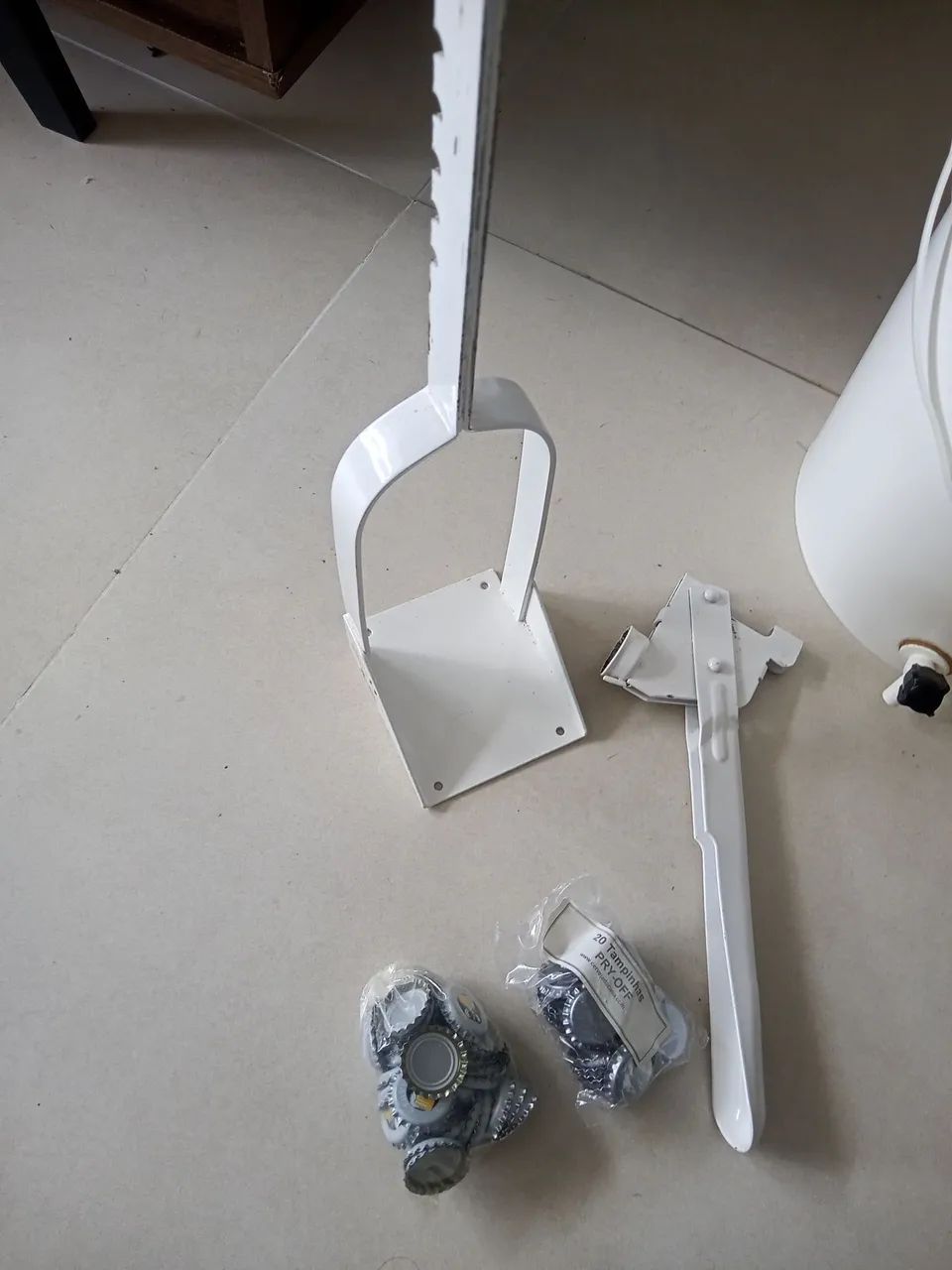 Kit produção de cerveja artesanal 20l com termômetro e fixador de tampas - Foto 5