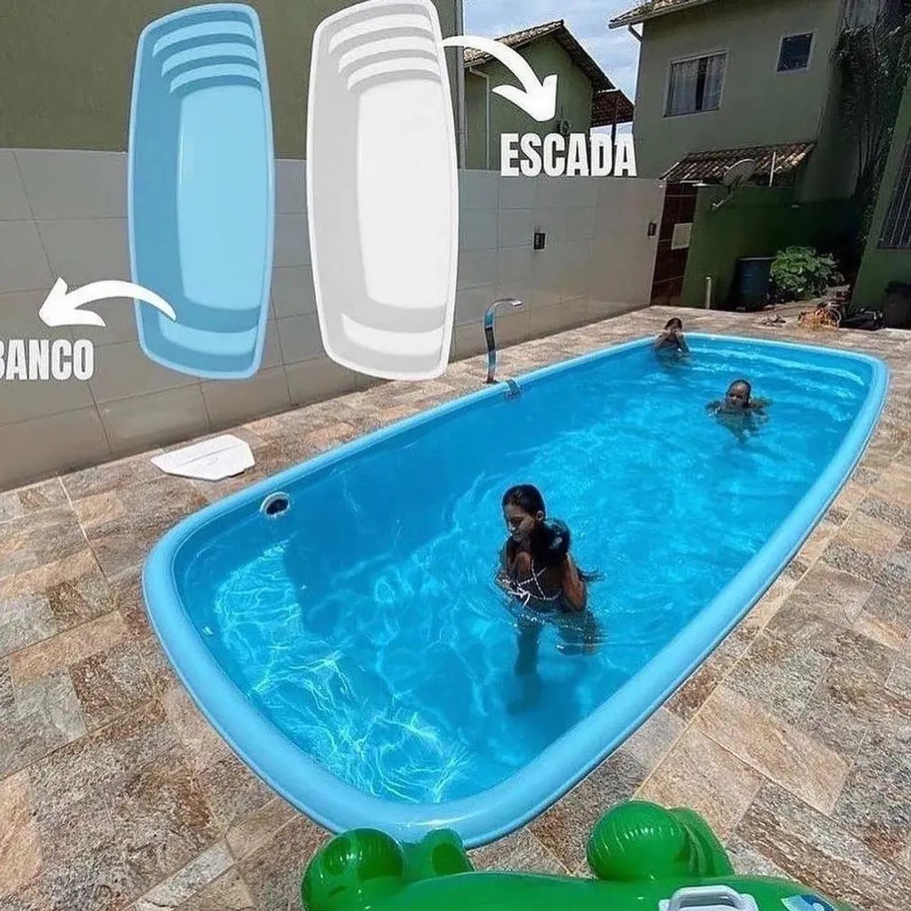 Oferta Piscinas 7, 8, 9 e 10 metros - Completa e Instalada! - Foto 5
