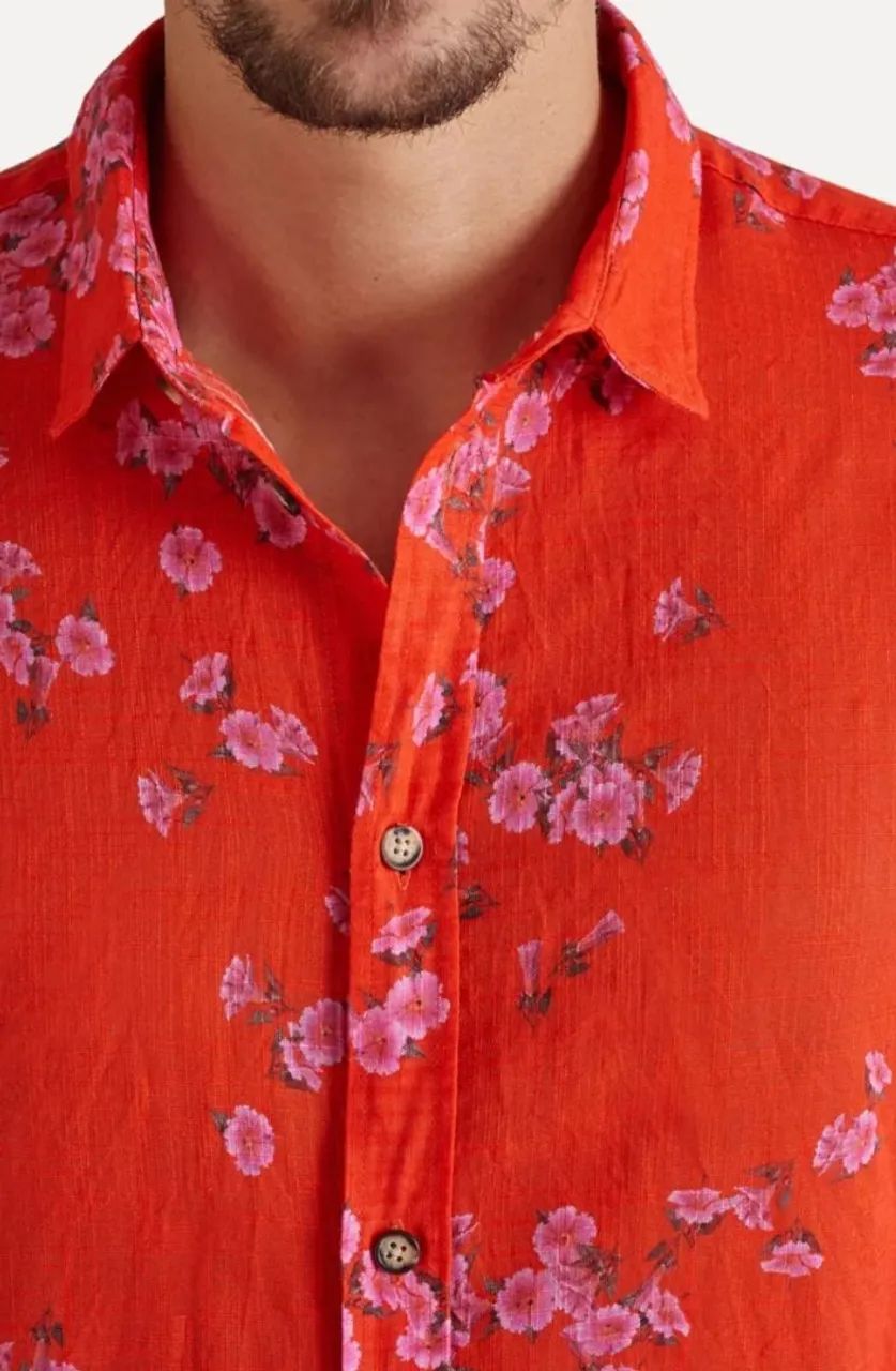 Camisa Reserva Estampada Verão <br><br>- M - Foto 4