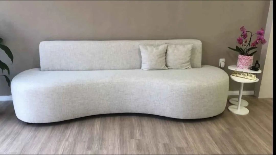 Sofás modelo orgânico encosto reto om 2.70m  - Foto 3