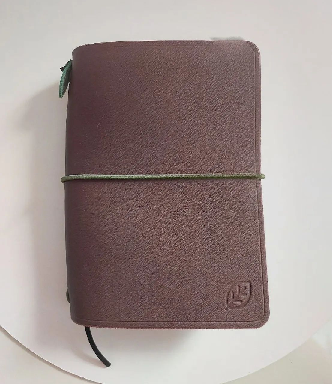 Capa A6 de couro legítimo feita a mão NOVA - Traveler's Notebook (TN) Midori caderno - Foto 6