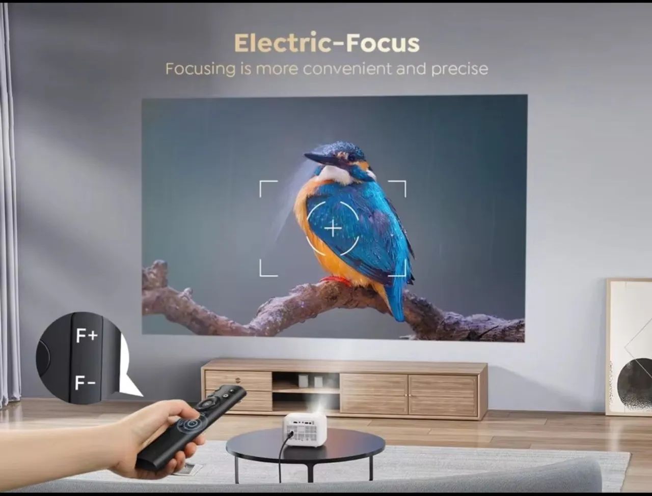 YABER L1 1080P Projetor mini projetor portátil com WiFi 5.0 Bluetooth - Foto 3