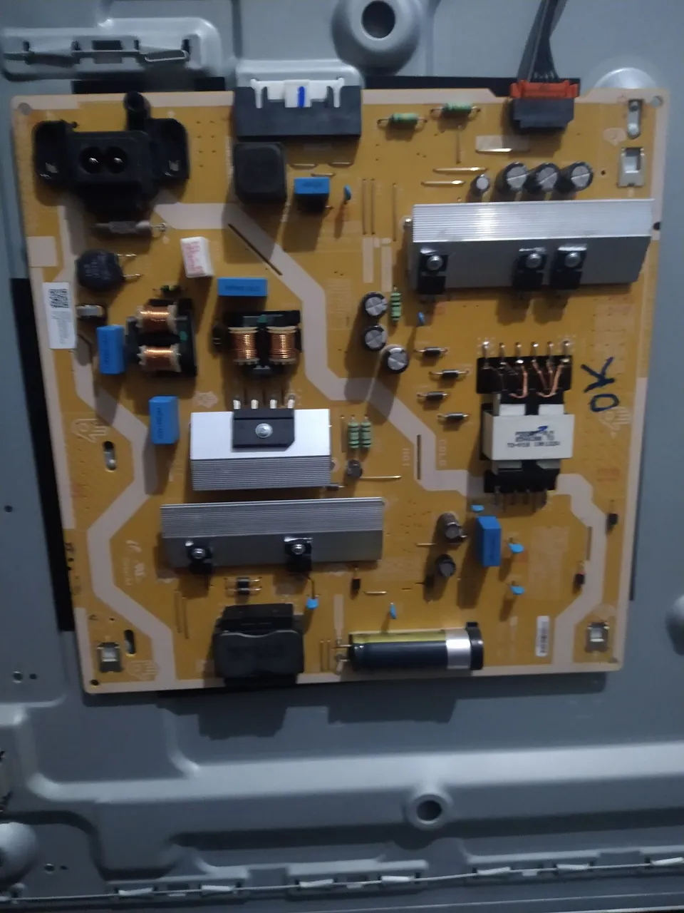Placa da fonte tv Samsung un50ru7100