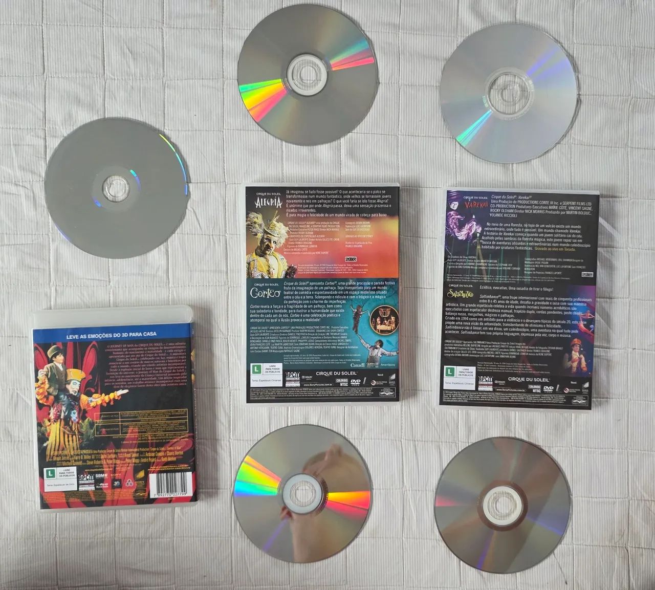 Blu-ray 3D e DVDs Cirque Du Soleil - Foto 2