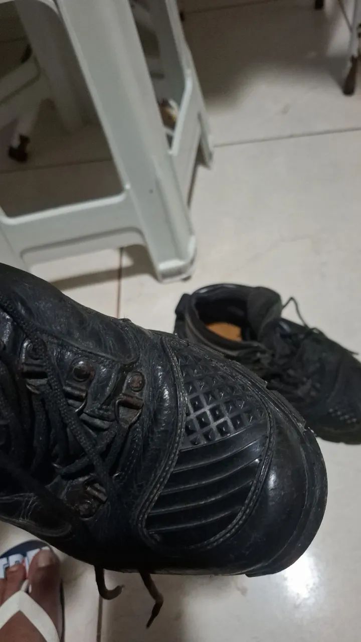 Bota em couro legítimo para pilotar N°39/40 - Foto 4