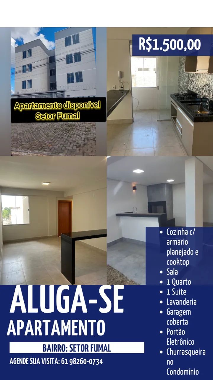 Aluguel Apartamento Setor Fumal 