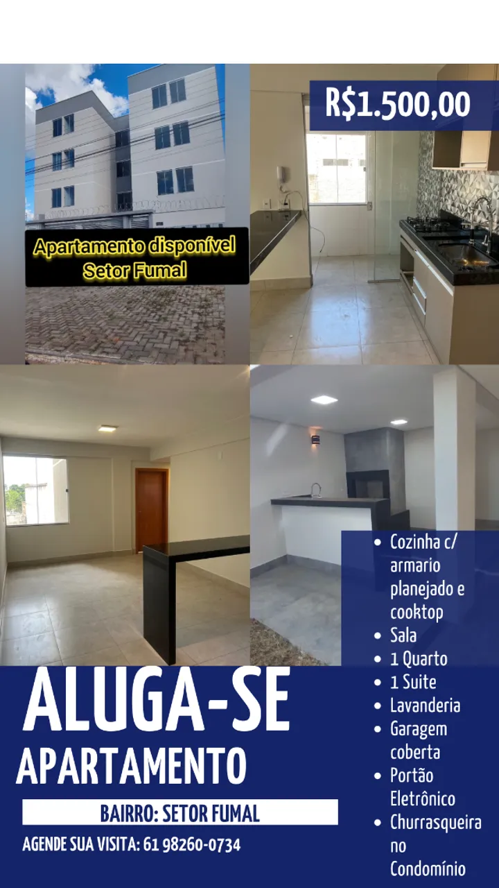 Aluguel Apartamento Setor Fumal