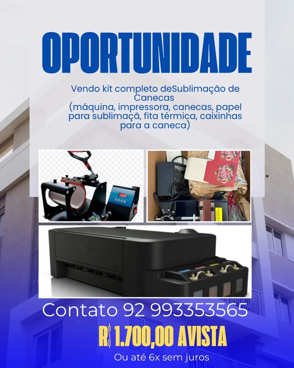 Kit Completo de Sublimação de Canecas64617796979841120