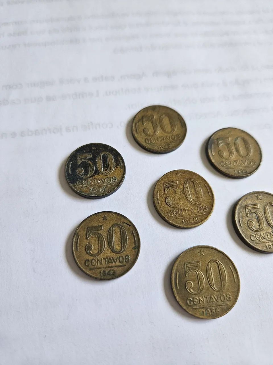 7 moedas antigas Presidente Dutra - Foto 5