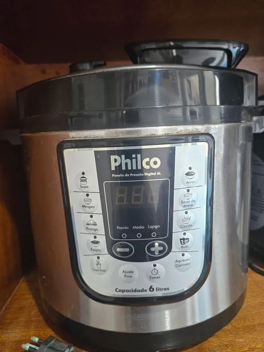 Panela de Pressão Digital Philco 6 Litros