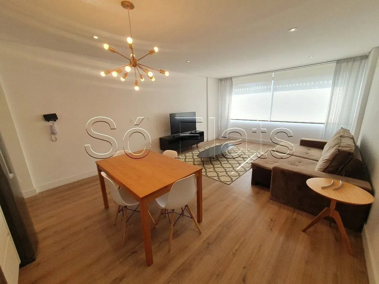 Studio no Residencial Pamplona para locação contendo 1 dormitório e 57m² no coração da Av