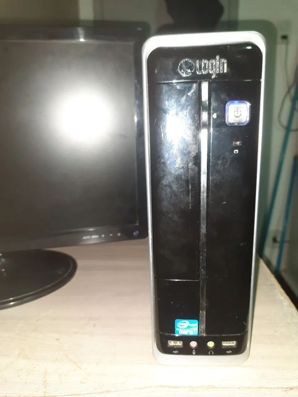 PC, monitor e CPU Login. Placa nova, 2025. - Foto 3