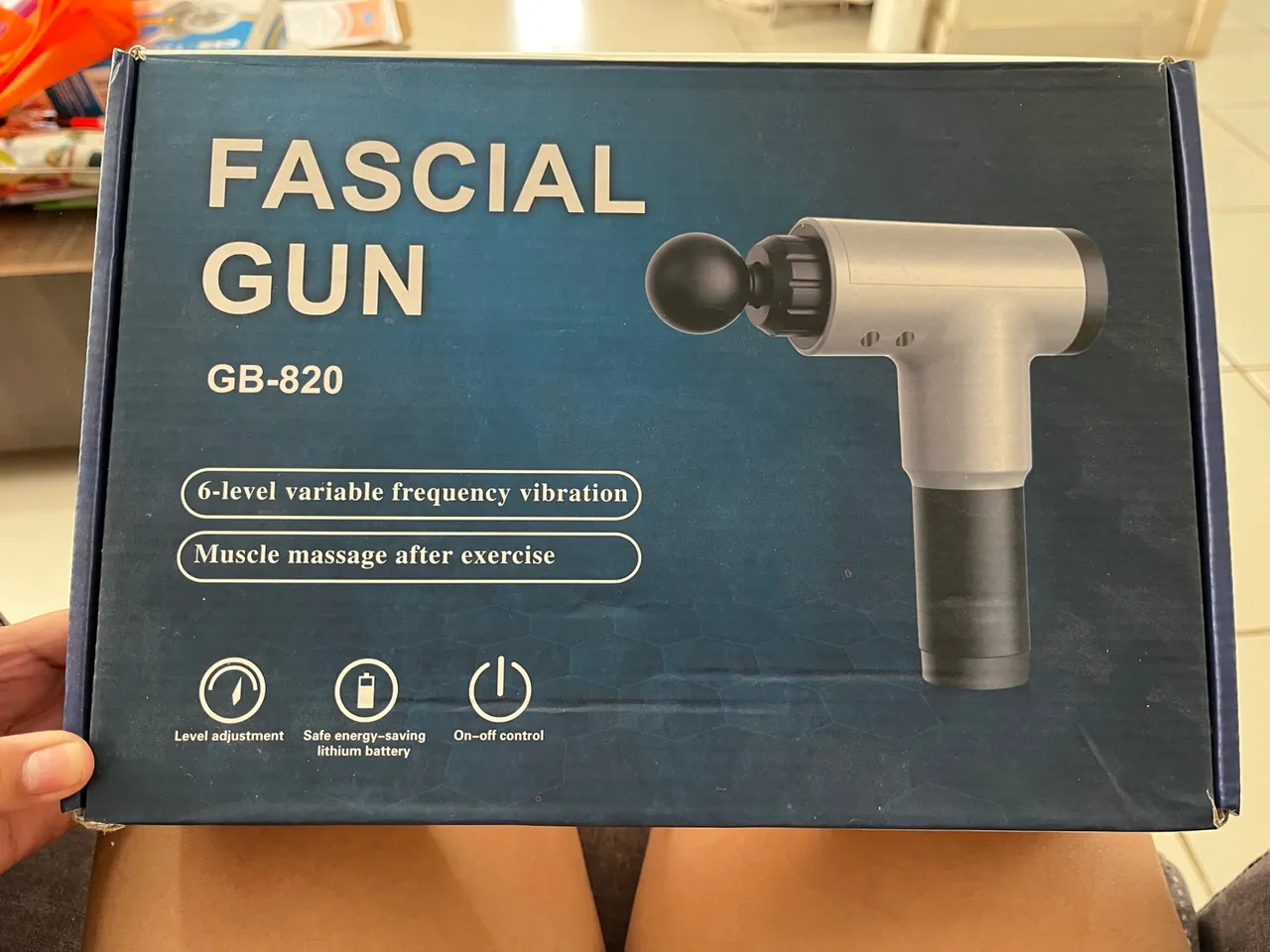 Massageador muscular Fascial Gun