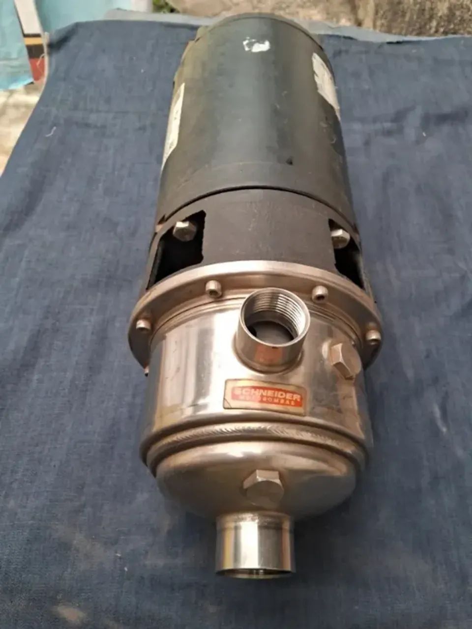 Bomba d'água Centrífuga Moto bomba Schneider 1,5CV 220/380V Mod ME-HI 53 2P RT97 - Foto 4