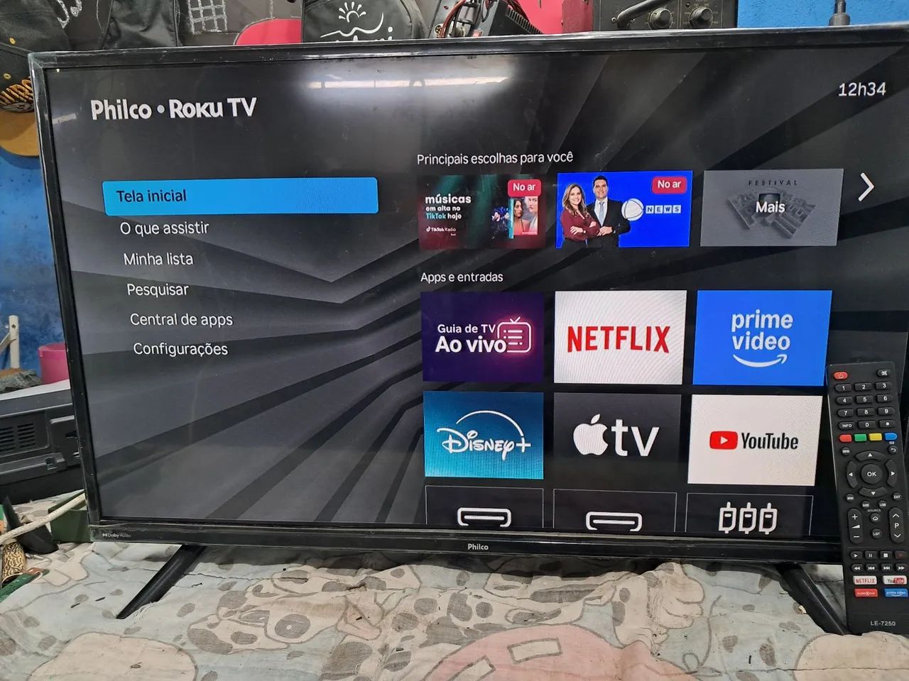 TV Philco Roku 32 Polegadas PTV32G70R 