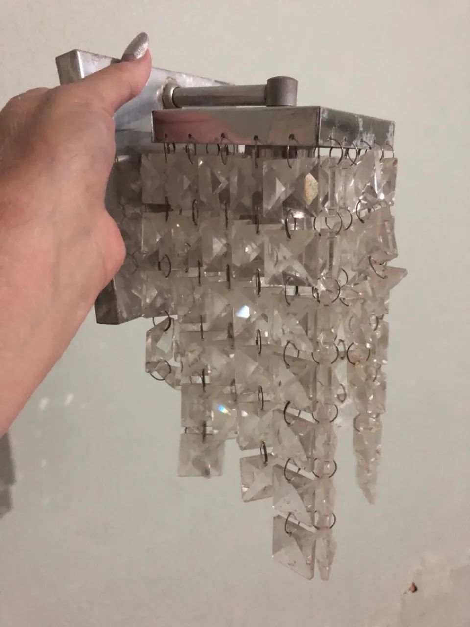 Arandela de Cristal Vintage