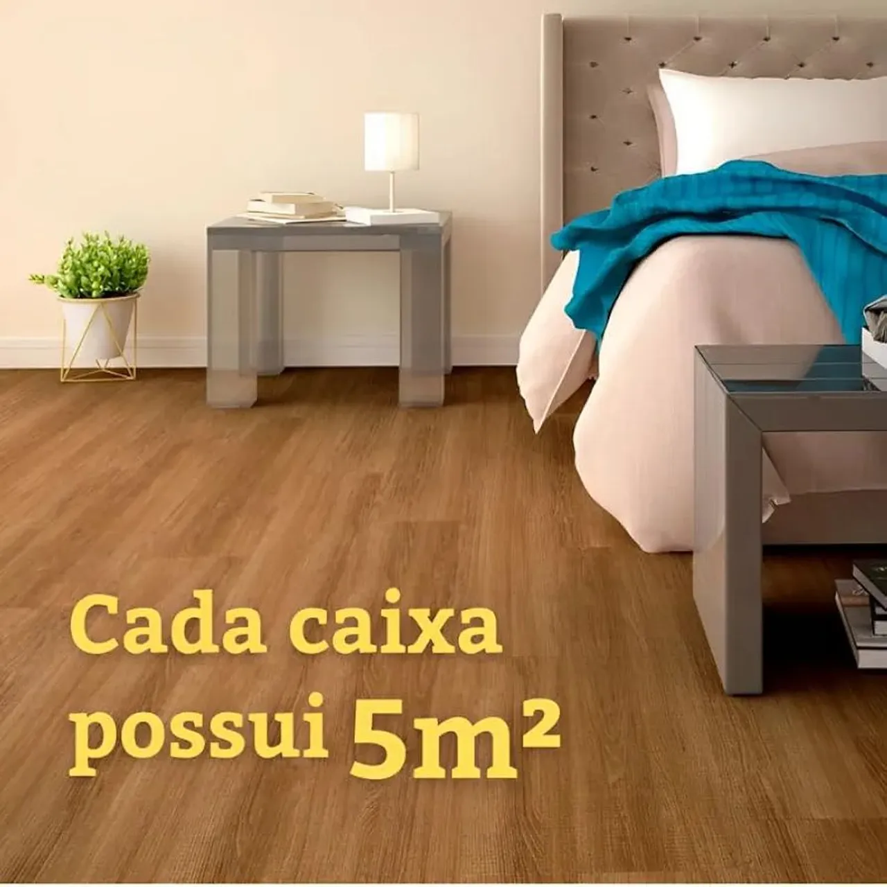 Piso vinilico de Alta Qualidade - 5m² por caixa