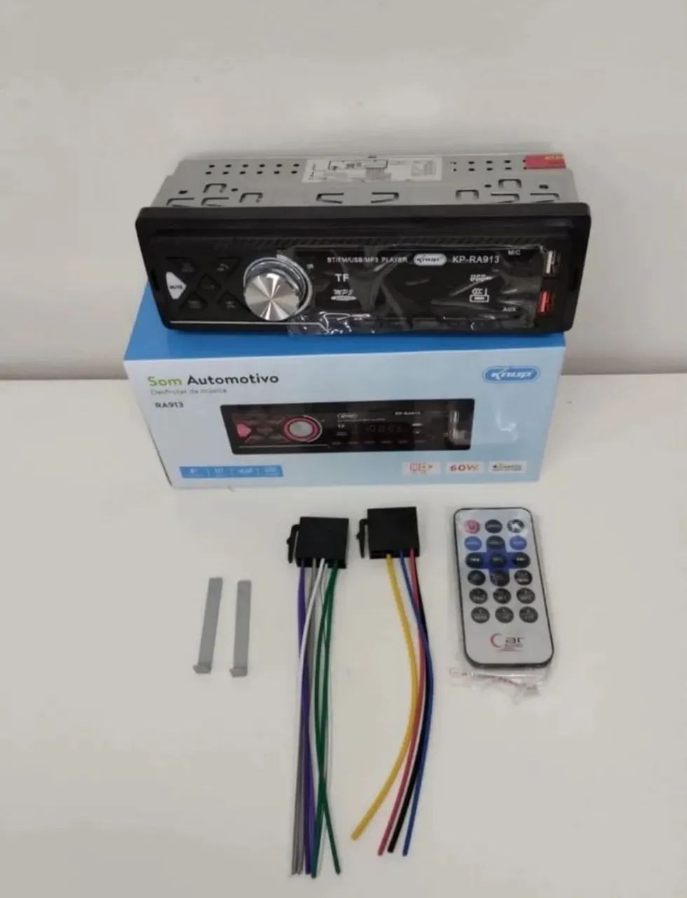 Som Automotivo Bluetooth, USB E Leitor Knup RA913<br>
