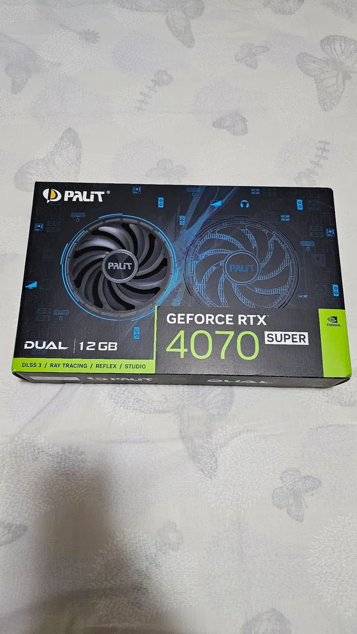 Placa de Vídeo Palit GeForce RTX 4070 SUPER Dual 12GB