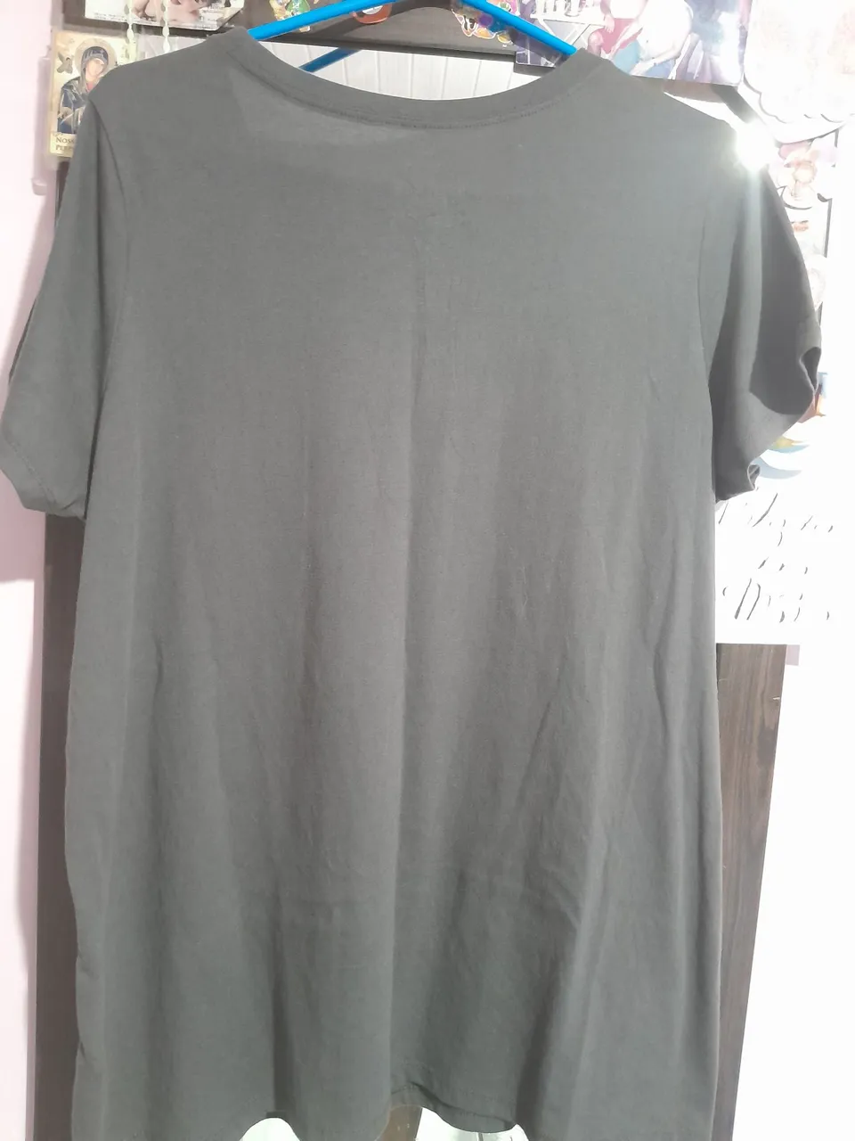 Camiseta cinza manga curta