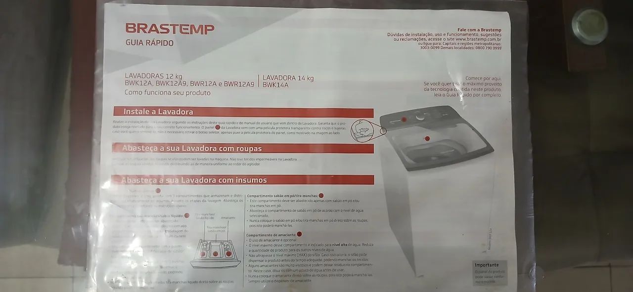 Máquina de lavar roupas Brastemp. Excelente estado! - Foto 3