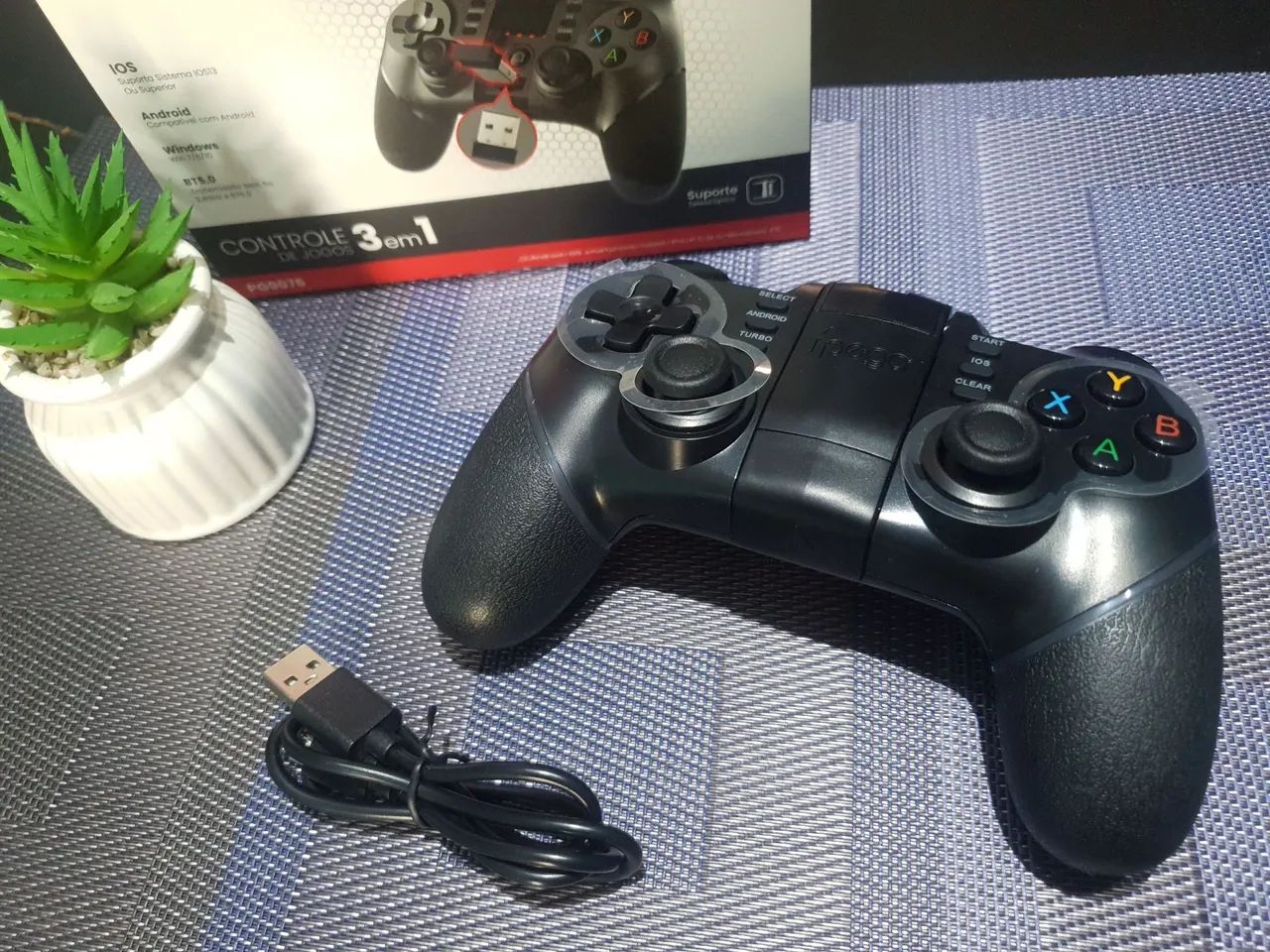 Controle gamer ipega 9076, Android, iOS, ps3, ps4 - Foto 2