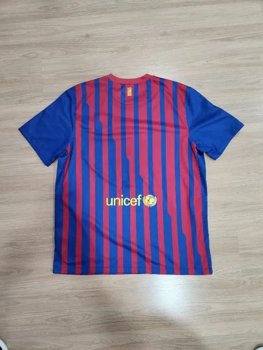 Camisa Nike Barcelona 2011/2012 - AUTOGRAFADA R10 - Ronaldinho Gaucho  - Foto 2