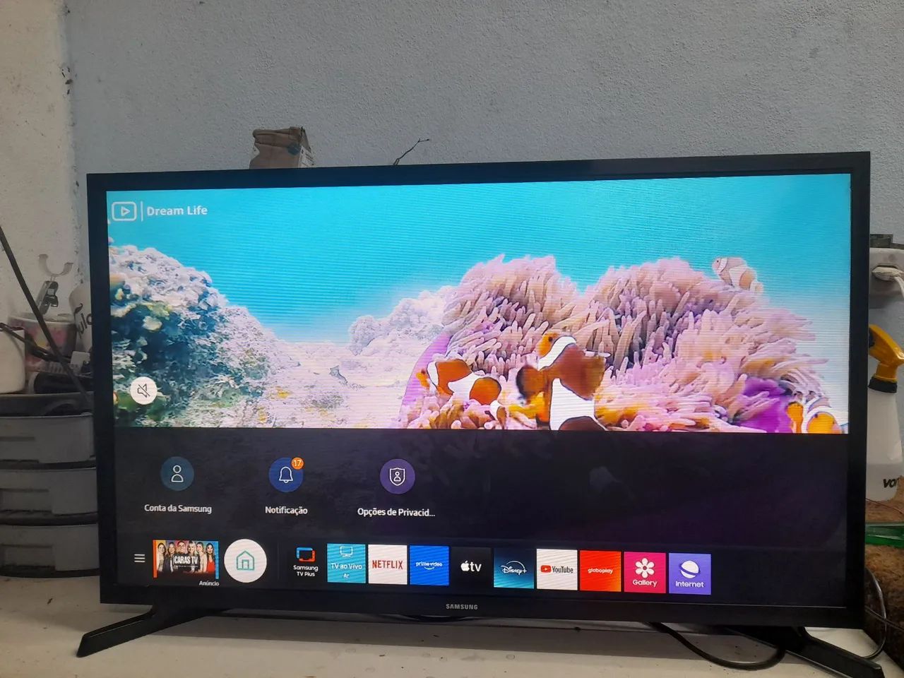 TV sansung 32polegada- Smart  - Ótimo estado - Foto 3